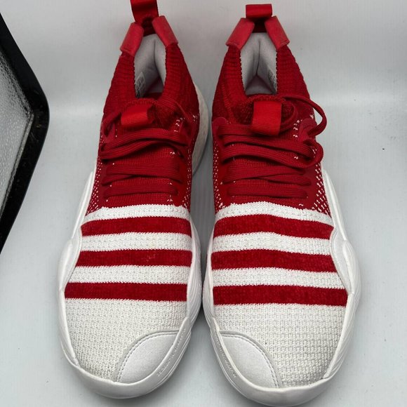 adidas Trae Young 2 Men\'s Basketball Shoes White Red H03845‎ Size 10 main image 7